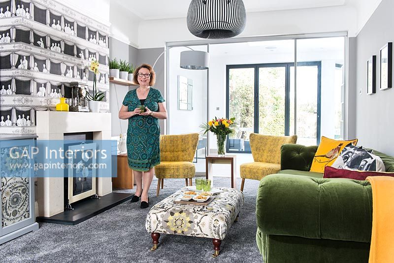 Debra's living room makeover - feature portrait