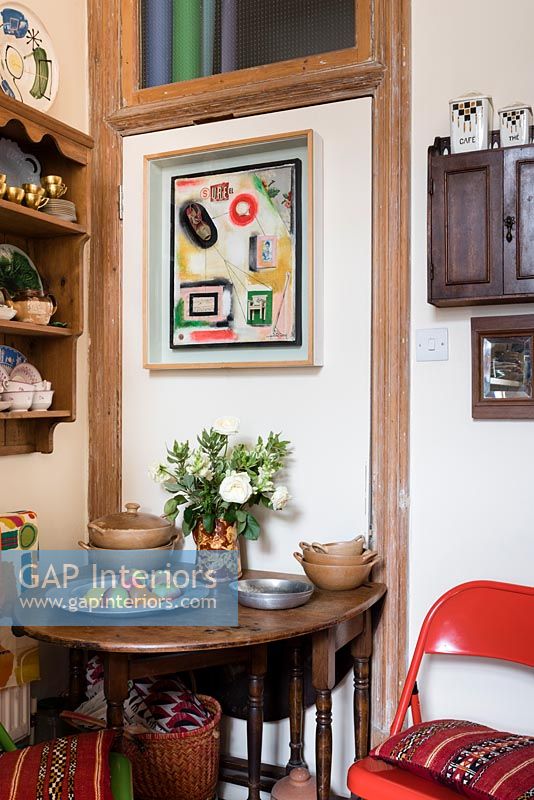 Small eclectic kitchen-diner  