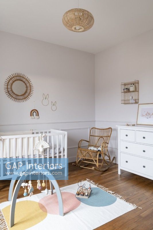 Childs nursery with cot and toys
