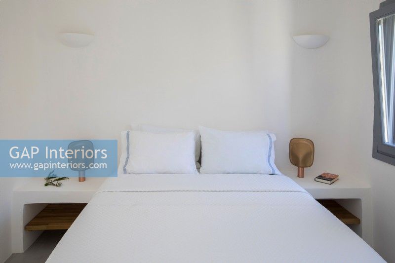 Cycladic style bedroom