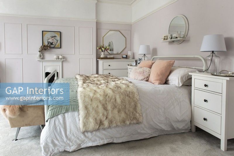 Modern bedroom with period details