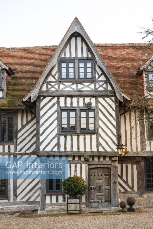 Exterior of 16th Century manor house in France 