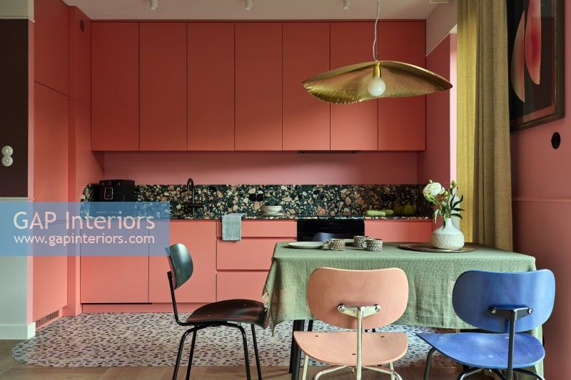 Colourful Kitchen and dining table