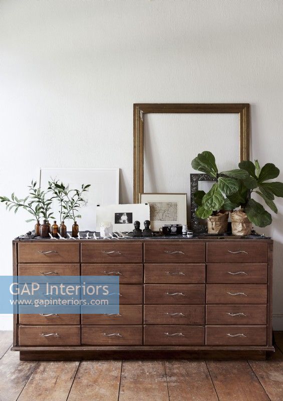 Large wooden sideboard - chest of drawers