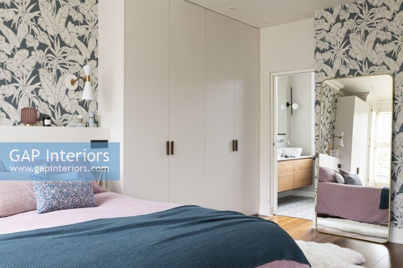 Bedroom makeover with view into en-suite.