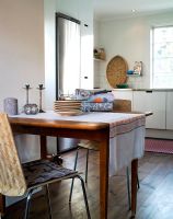 Country kitchen with dining table
