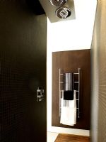 Contemporary bathroom with wet room area