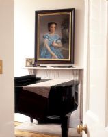 Piano in music room 
