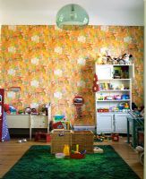 Bright colourful childrens bedroom