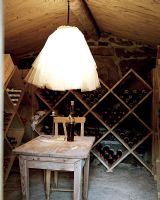 Rustic wine cellar