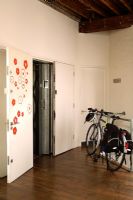 Hallway with bikes 