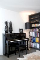 Piano in music room 

