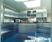 Modern metallic kitchen 