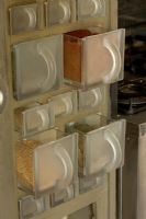 Detail of spice rack