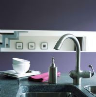 Detail of kitchen sink