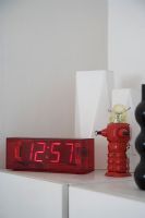Detail of digital alarm clock