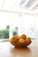 Fruit bowl on table