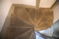 Detail of spiral staircase