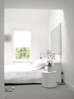 Modern white bedroom