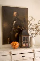 Classic painting above sideboard 
