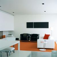 Colourful modern living room