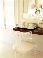 Dressing table by window