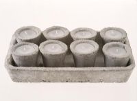 Collection of eight candles