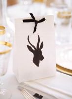 Antelope print on paper bag