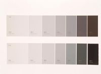 Color samples on white background
