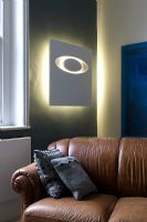 Modern living room with Conran wall lamp