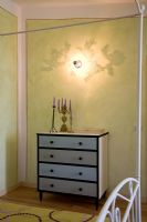 Chest of drawers in bedroom 