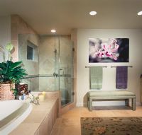 Elegant Contemporary Master Bathroom