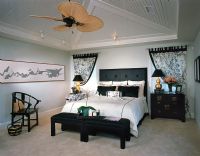 Contemporary Master Bedroom in Coastal Home