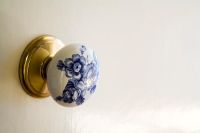 Decorative Floral Doorknob