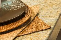 Plate and Wicker Placemat