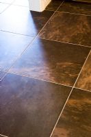 Dark Brown Tile Flooring