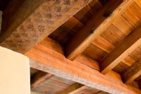 Vaulted Ceilings with Wood Beams