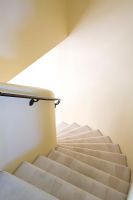 White Curved Stairwell