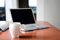 Laptop and Coffee Mug