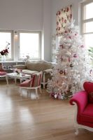Modern Christmas living room 