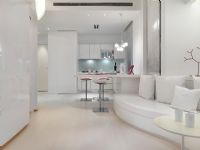 Bright white modern interior