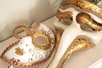 Detail of venetian masks 