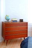 Chest of drawers in bedroom 