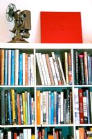 Detail of bookshelf