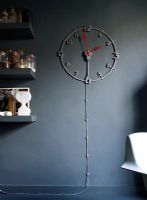 Clock on kitchen wall 