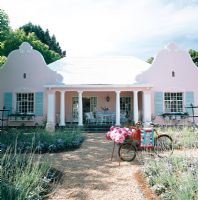 Pink country house