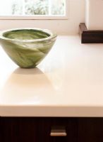 Stone bowl on a worktop