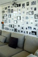 Collection of pictures on wall