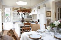 Traditional kitchen and dining room 