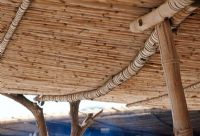 Close-up of a thatched roof